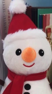 尖鼻子的圣诞雪人玩偶！