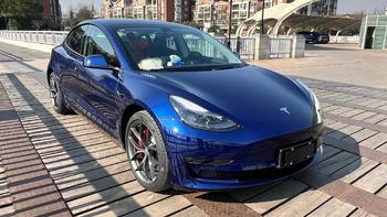 新玩具---特斯拉Model 3性能版，一文讲清M3P方方面面，自此集齐油车、电车、混动