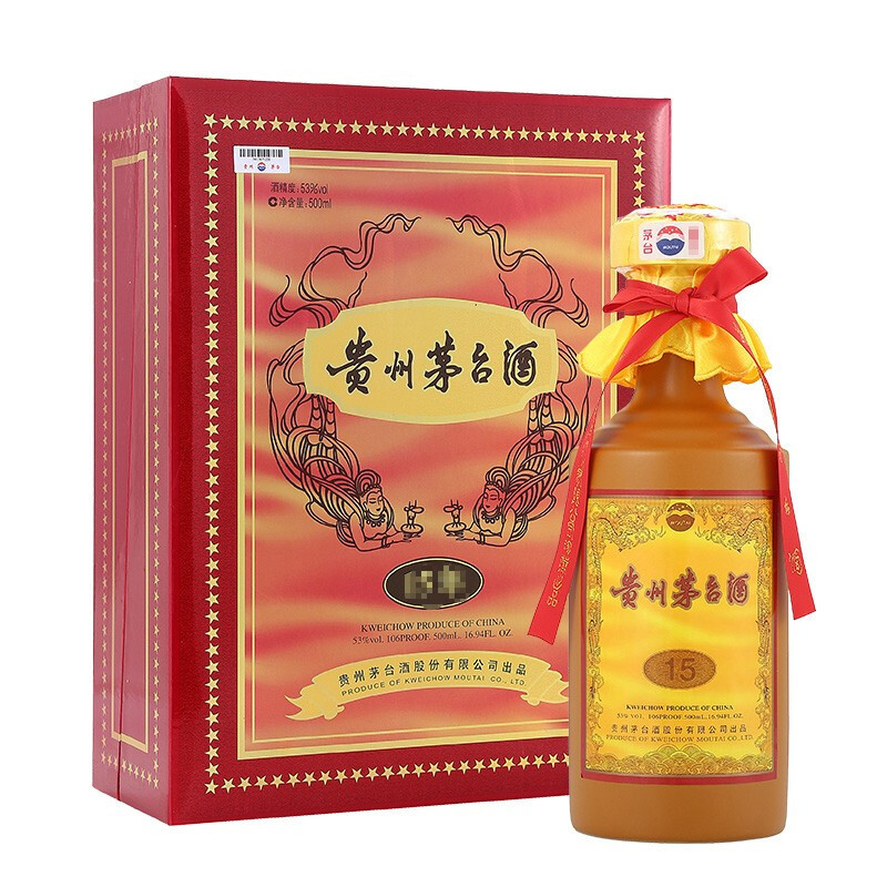 貴州茅台酒15年箱付500ml 16.94FL.OZ 53度2009-