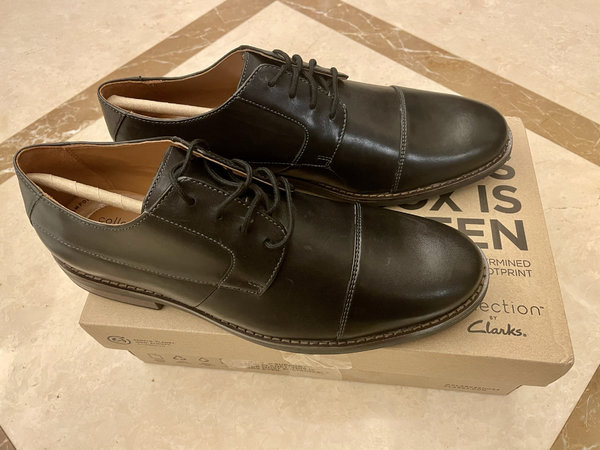 海外购Clarks becken德比鞋