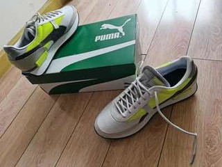 买了很多双puma