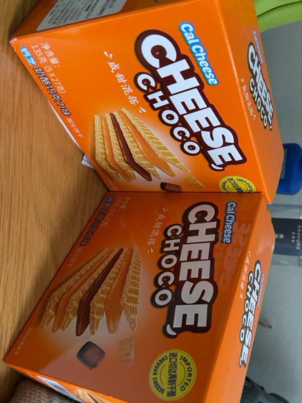 calcheese钙芝巧克力奶酪威化饼干135g