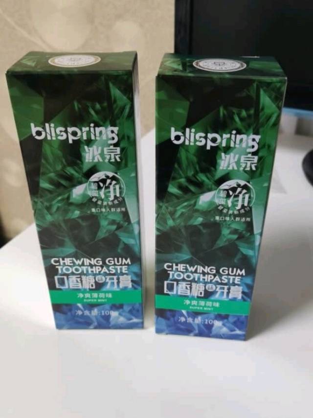 冰泉口香糖味牙膏