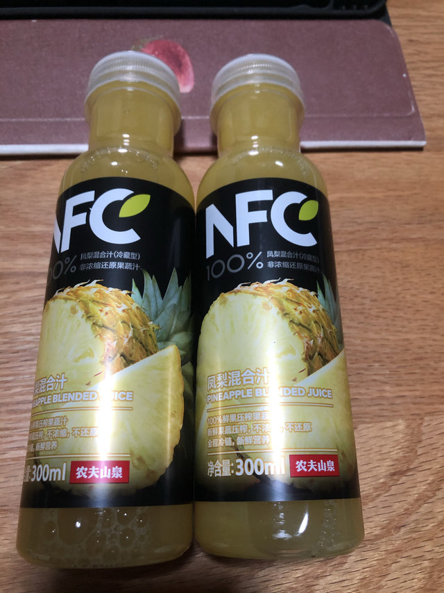 最爱农夫山泉NFC凤梨混合果汁