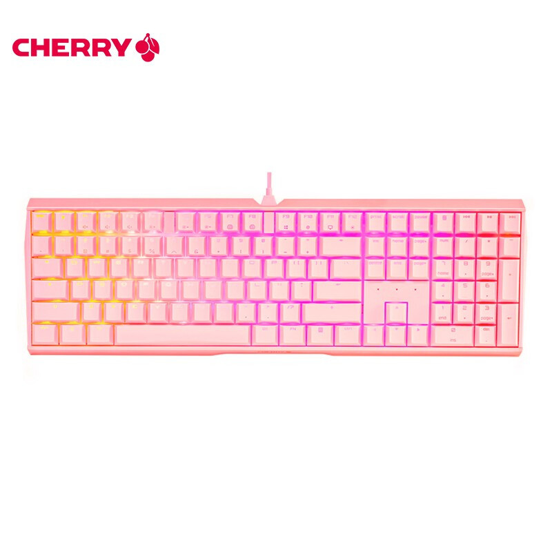 正宗的 CHERRY MX Board 3.0S RGB 静音红轴来了！