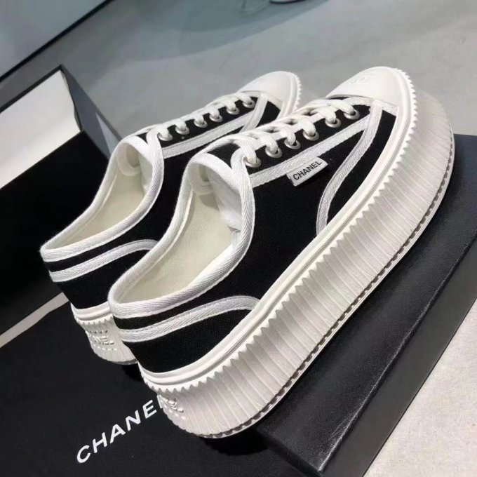 香奈儿运动板鞋怎么样 超百搭的饼干鞋!_什么值得买