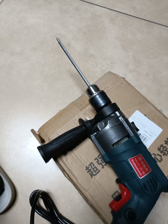 科麦斯电钻怎么样 刚买回来就试用了.钻水泥墙棒棒._什么值得买