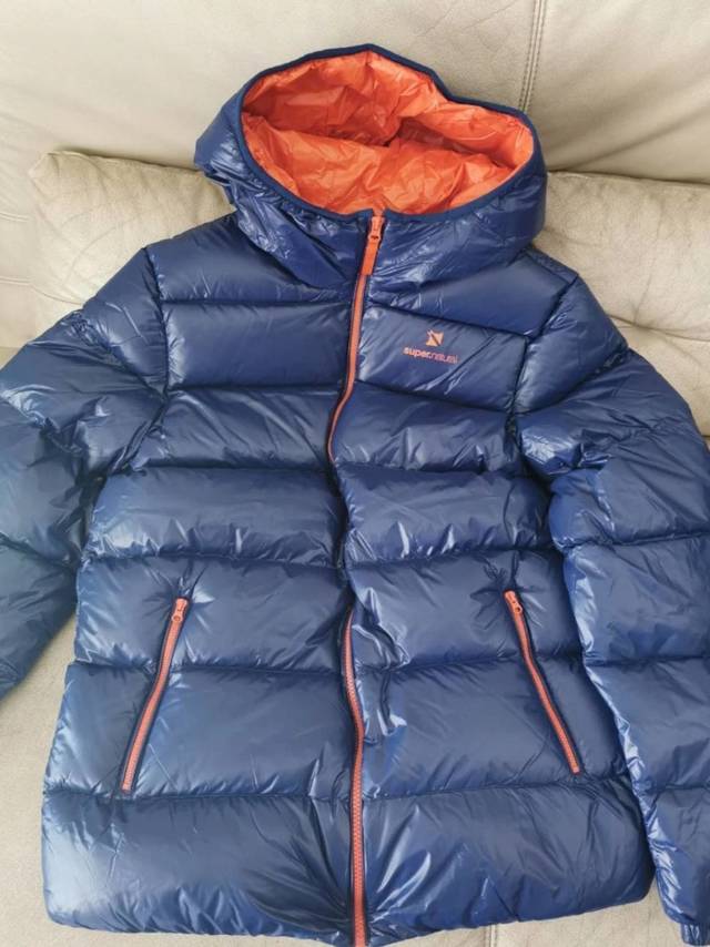 男士短款鹅绒羽绒服