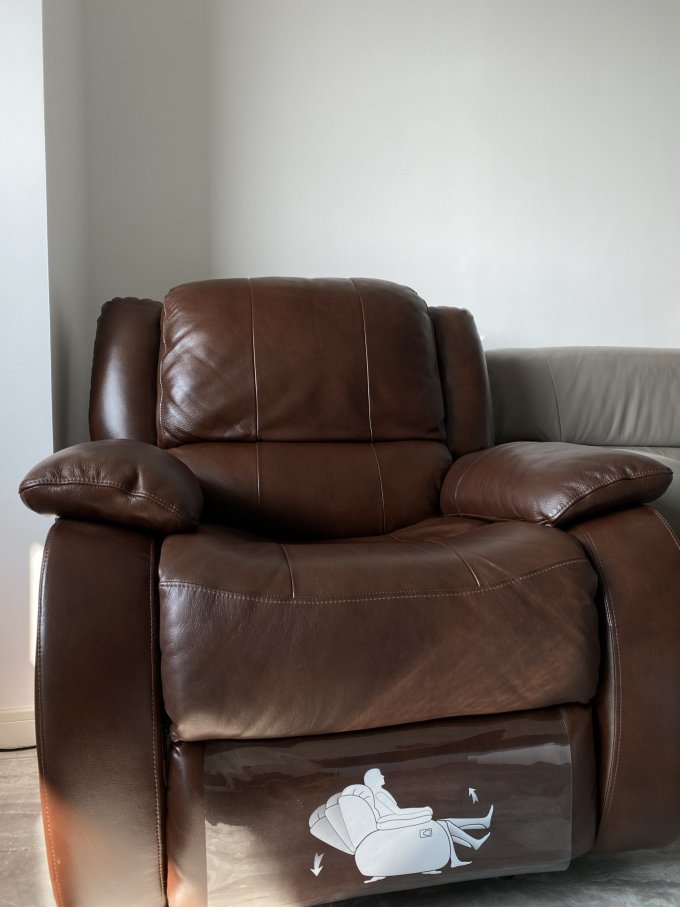 顾家家居沙发怎么样 一款高性价比顾家单人真皮沙发真实体_什么值得买