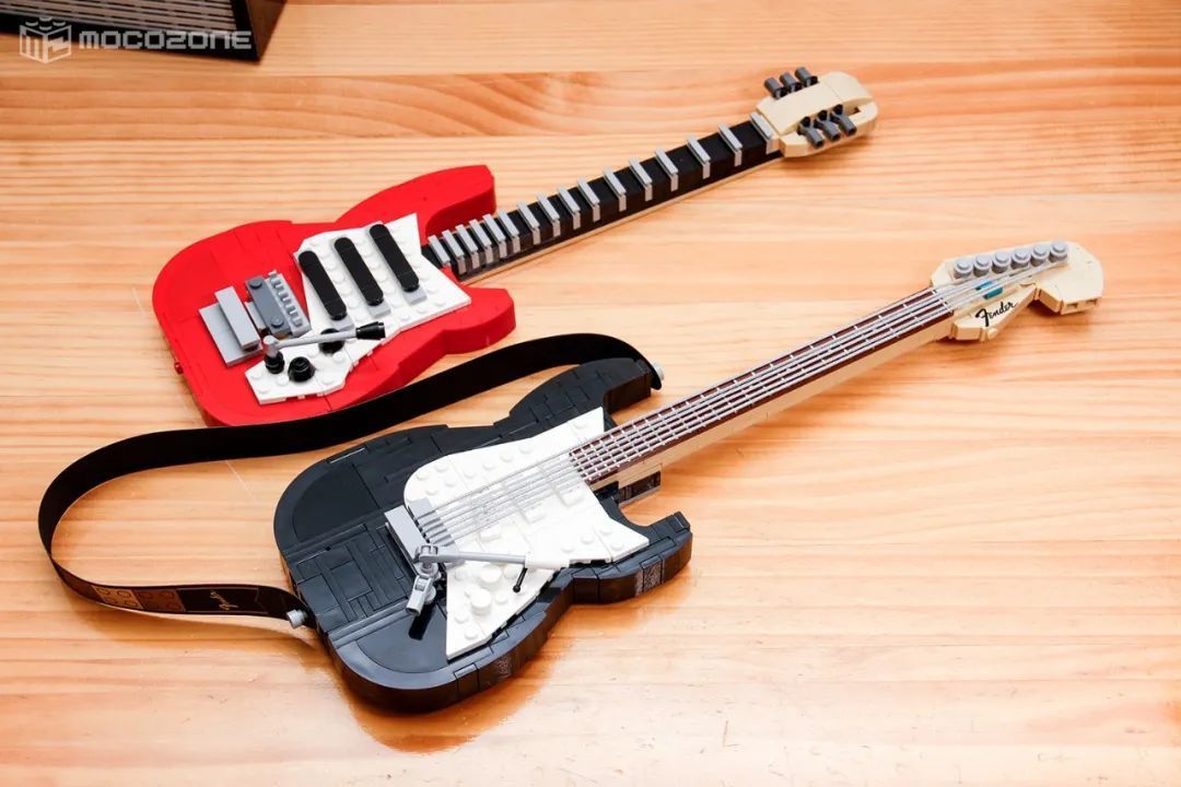 积木评测为了这个展示盒我拼了一盒乐高21329芬达吉他
