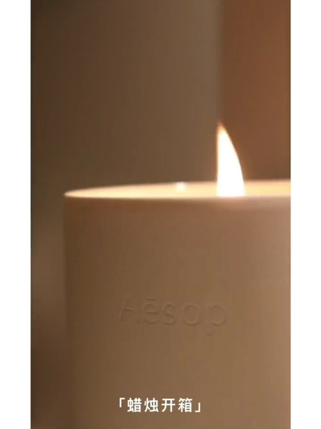Aesop伊索 托勒密芳香蜡烛开箱vlog