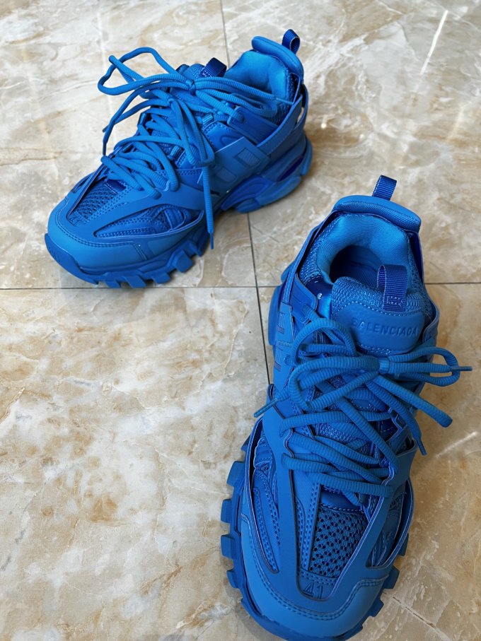 巴黎世家track克莱因蓝