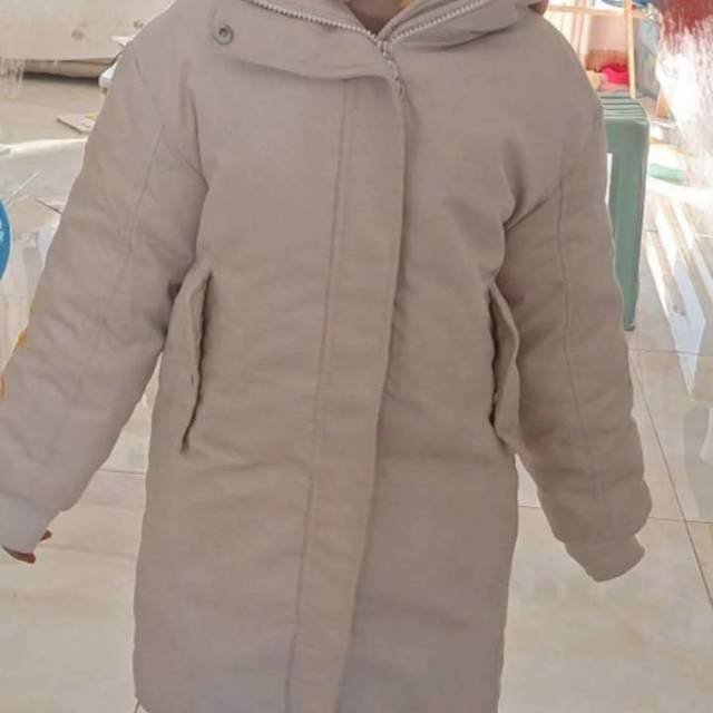 女童工装款羽绒服