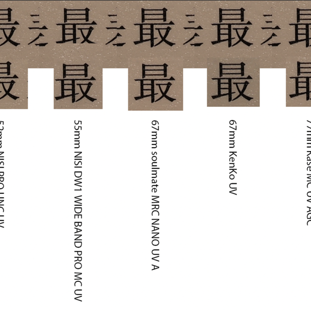 因为一个“杂牌”UV，我测试了手中所有UV镜