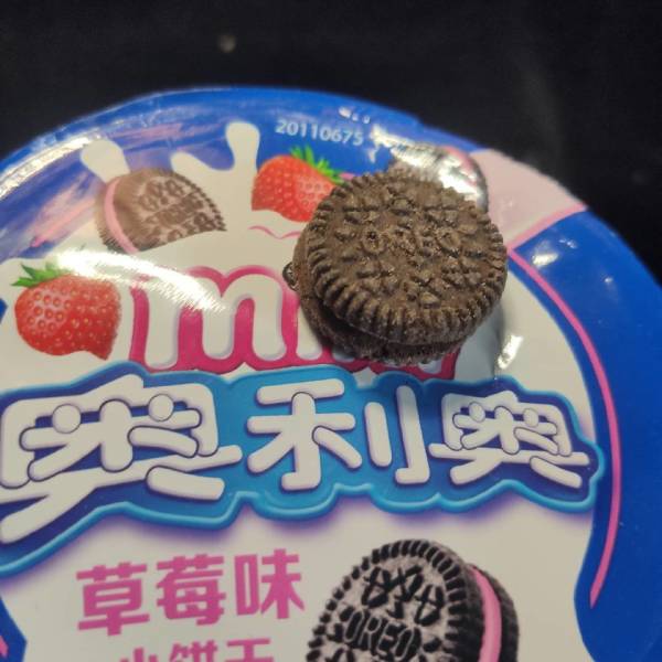 oreo奥利奥mini草莓口味小饼干55g5件