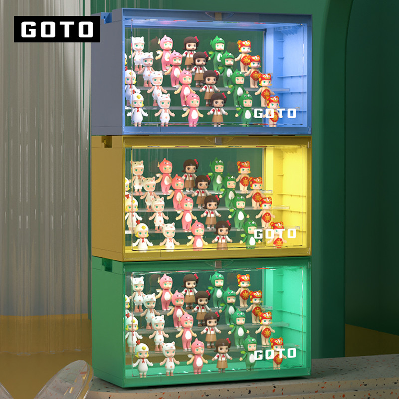 变形金刚和高达的收纳神器，GOTO 盲盒收纳展示架 