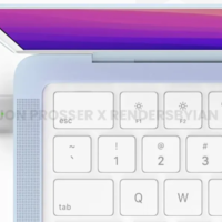 网传 苹果新Macbook Air 渲染图，刘海屏、直边设计、MagSafe充电？