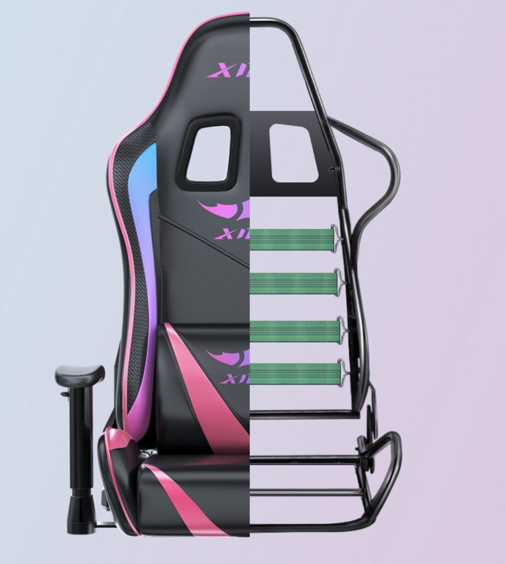 习格极光电竞椅，电动按摩腰靠+脚搁，155°大角度后仰+多区承托