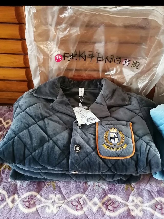 给爸爸新年焕了套加厚保暖，好开心！