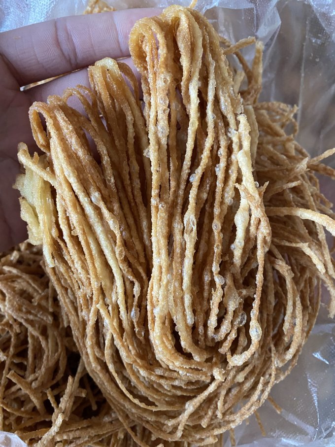 年味十足的传统油炸食品馓子