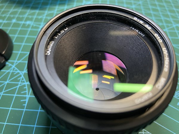 1日0点尼康nikon镜头af50mmf18d小痰盂人像标准定焦镜头滤镜口径52mm