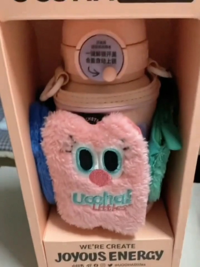 新年礼物uoohalittles儿童保温杯带开箱