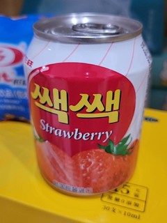 乐天草莓味饮料