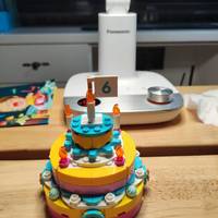 生日蛋糕也可以年年用记乐高生日蛋糕