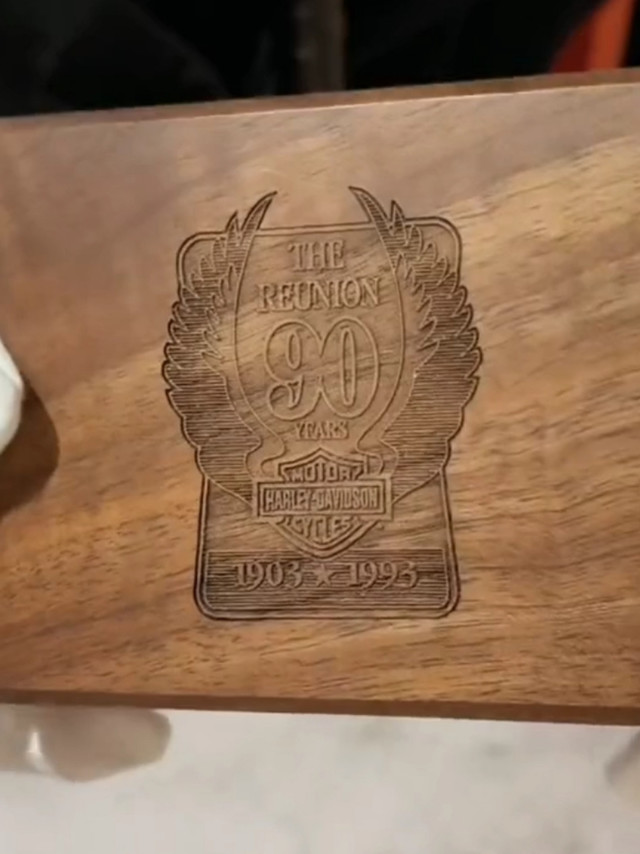 Zippo镀银底美版哈雷90周年开箱