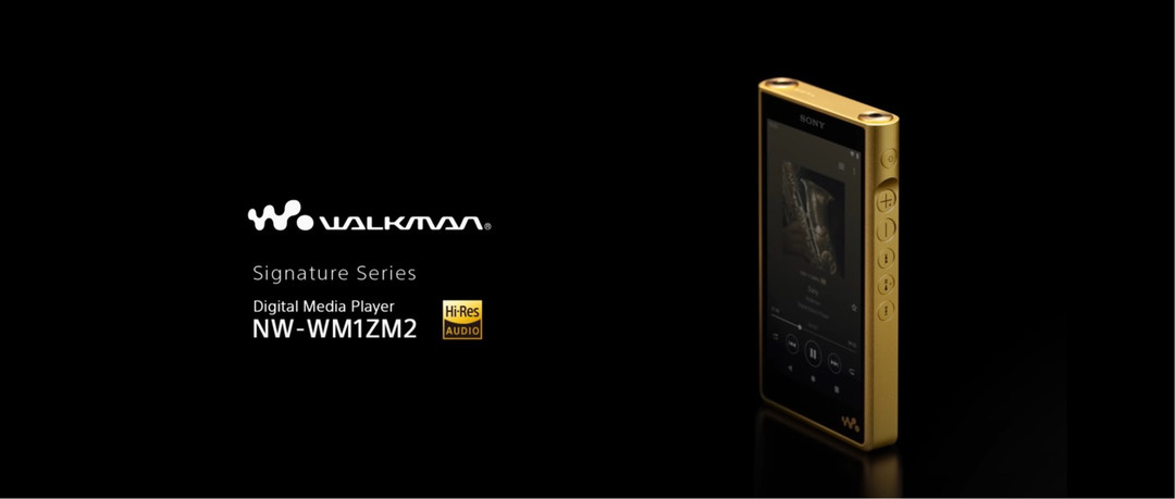 索尼发布金砖二代 NW-WM1ZM2 音乐播放器：黄金抗氧化材料、S-Master HX 放大器