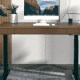 京东京造的智能升降桌（含说明书）双电机电动升降桌JZ-S03 胡桃木色1.4米带抽屉站立式书桌/电脑桌写字桌