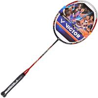 威克多VICTOR胜利羽毛球拍单拍挑战者CHA-9500D经典进攻型全碳素羽拍鲜红色已穿线24磅