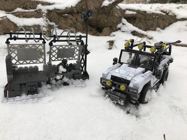 外景下的积木：美高使命召唤北极吉普车 