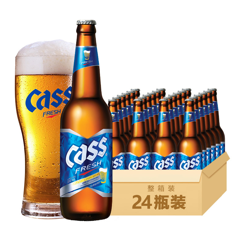 半岛南部第一啤酒品牌凯狮，韩料店饮用初体验，无辅料能做出什么味道，真的纯麦就能成好味道的啤酒？