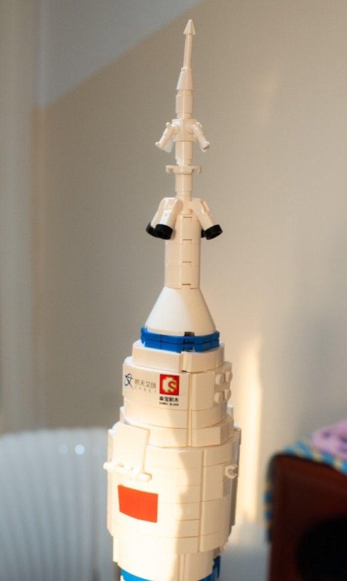 森宝积木拼插积木怎么样 什么!你家娃居然还没玩过火箭?_什么值得买