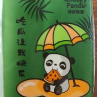 顽皮熊猫手帕纸