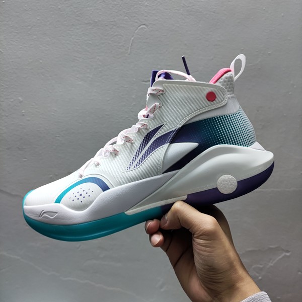 LI-NING 李宁驭帅15 男子篮球鞋ABAR043-13 浅紫色42 【报价价格评测