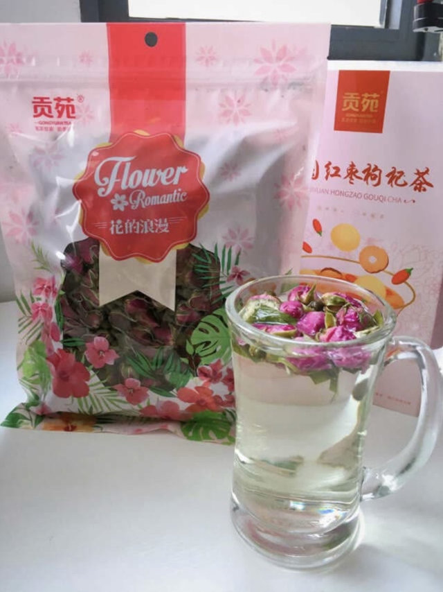 贡苑 茶叶 花草茶 玫瑰花茶 正宗胎玫瑰