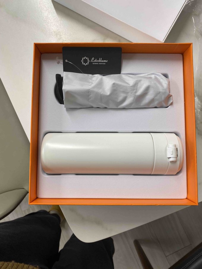 小米保温杯五折伞礼盒开箱