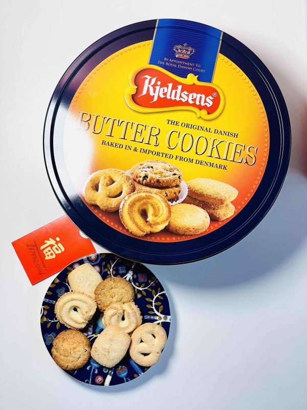 kjeldsens丹麦蓝罐曲奇饼干908g敦煌联名礼盒装