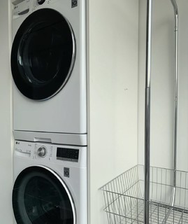 LG洗烘套装颜值超高啊啊啊