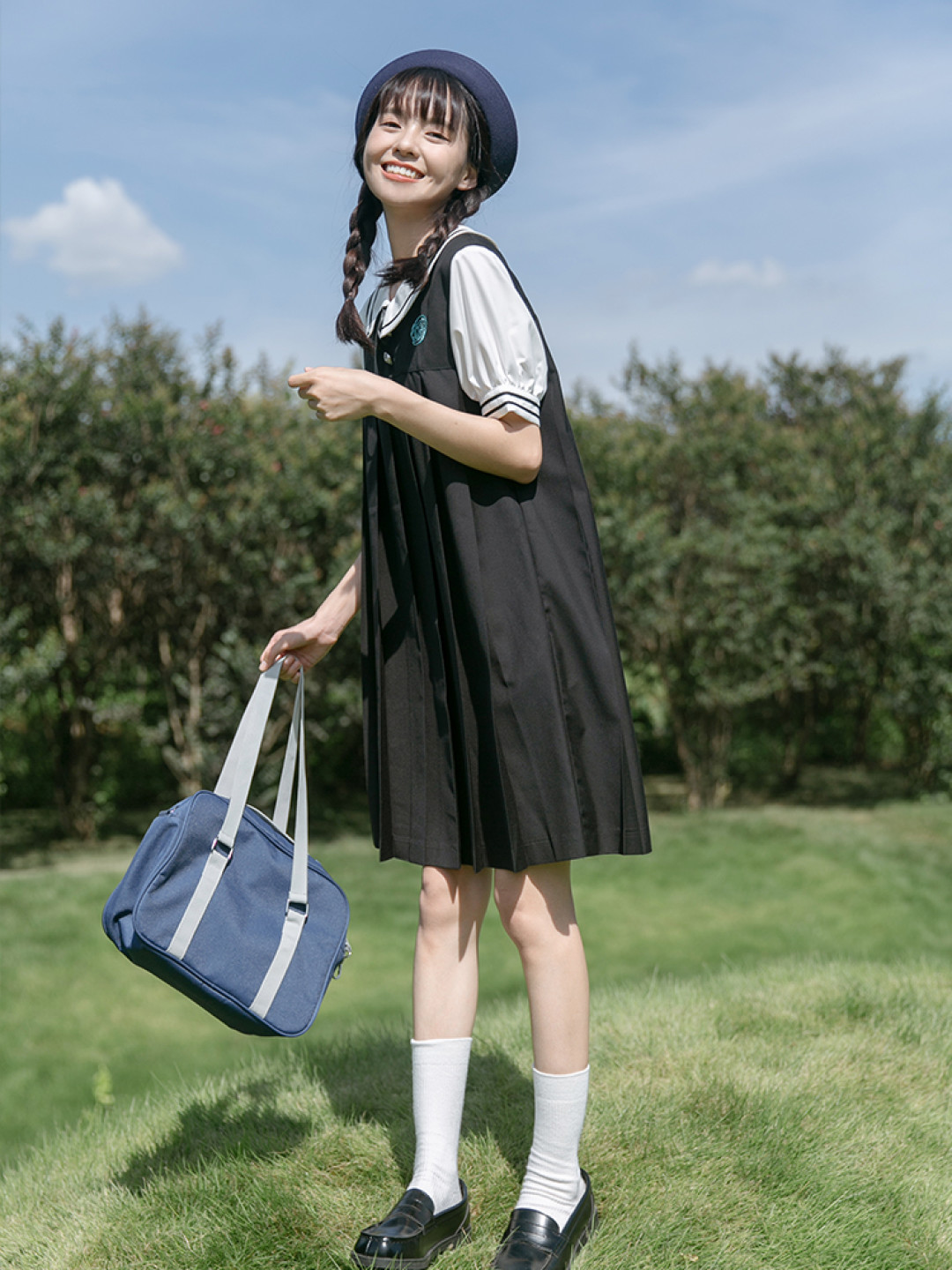 减龄风拉满的jk背心裙你可千万不要错过