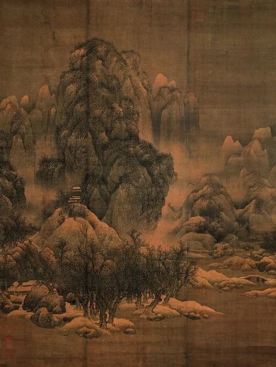 雪景翰林图轴 天津博物馆 藏 ©天津博物馆