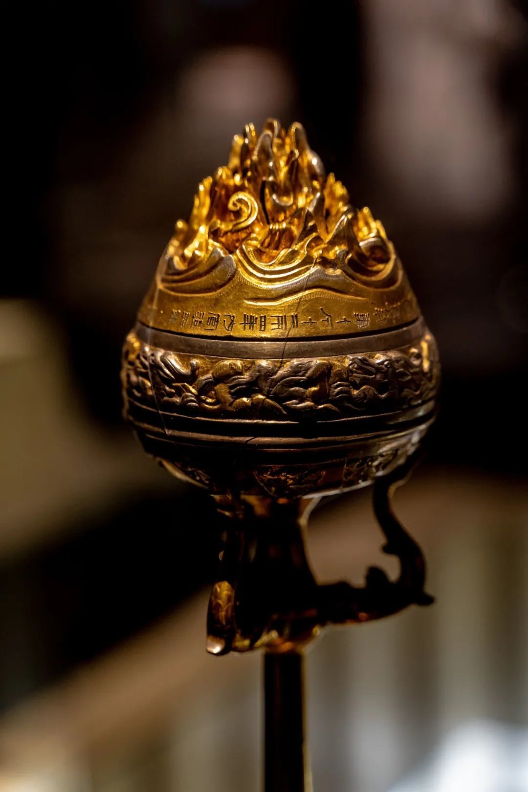 鎏金银铜竹节熏炉 陕西历史博物馆 藏 ©图虫创意