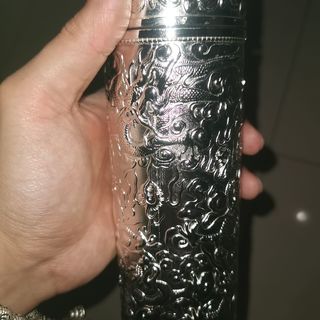 TiaNXI/天喜银杯子999纯银内胆礼品杯足银茶杯过滤九龙银水杯正品高档