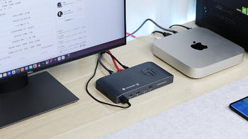 雷电3拓展坞+双M.2 SSD硬盘位，这是一台兼具拓展坞与移动硬盘盒功能的拓展坞