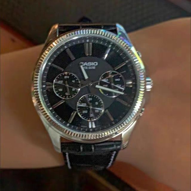 casio卡西欧大众指针系列mtp1375d1avdf男士石英手表