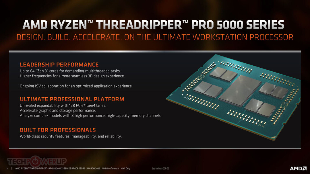 最高64核：AMD 发布 Threadripper PRO 5000 WX 系列工作站处理器