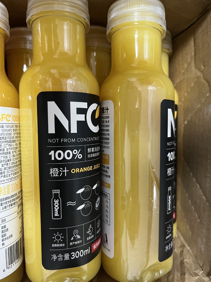 农夫山泉NFC果汁