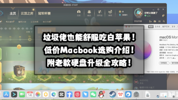 解决PC常见问题 篇六十九：垃圾佬也能舒服吃白苹果！低价Macbook选购和老款硬盘升级全攻略！